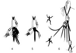 С помощью 120-ти-сантиметровой петли можно очень элегантно сблокировать растяжкой пункты, отдалённые до одного метра друг от друга