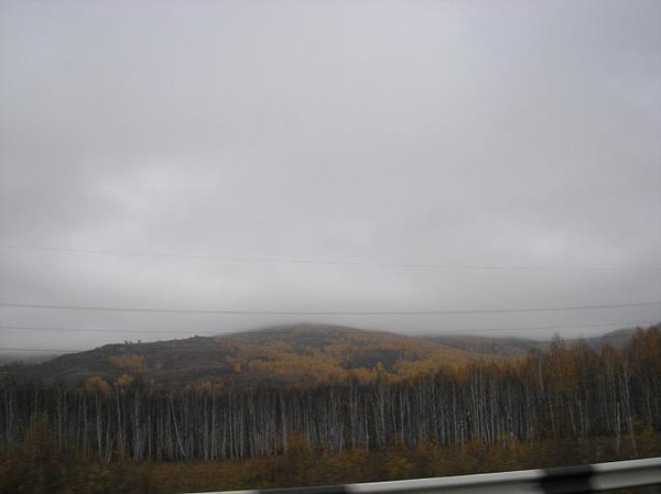 Состояние, в котором находилась природа можно описать как поздняя  осень