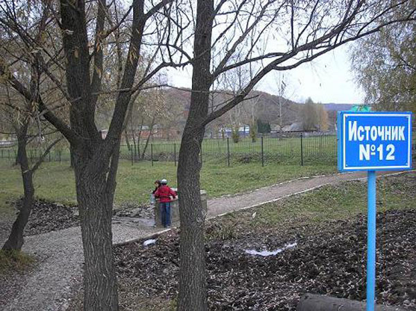 запасы питьевой воды из источника №12