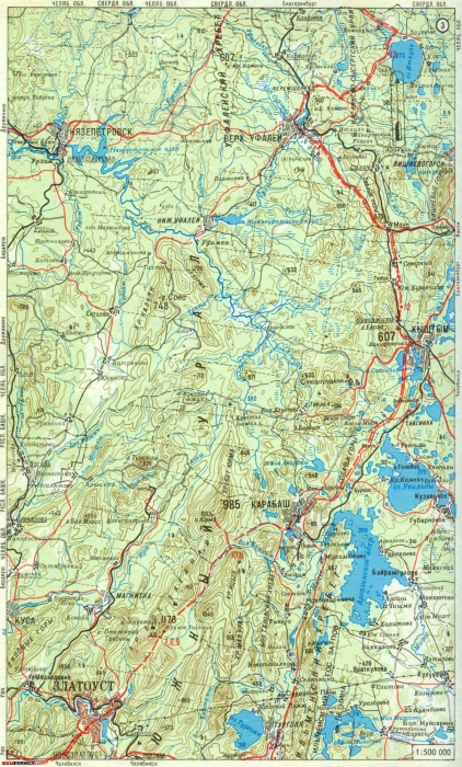 Таганай на карте