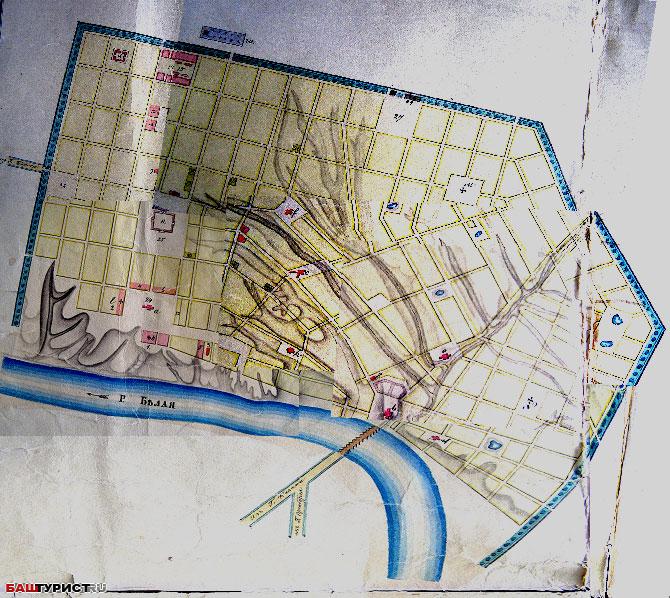 План города Уфа 1819г