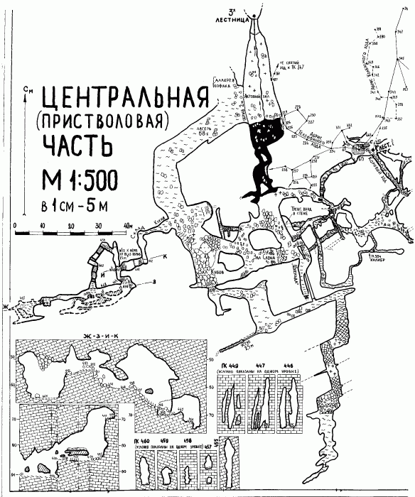 Пещера Сумган схема план