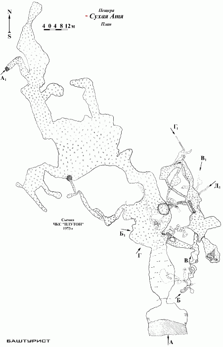 Сухая Атя план схема