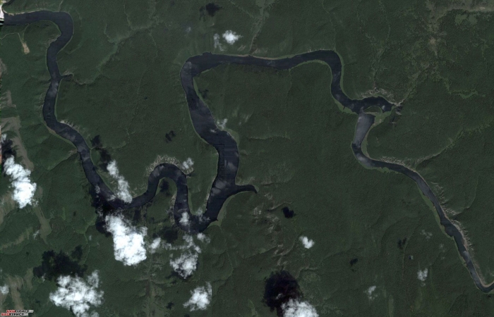 Юмагузинское водохранилище фото со спутника