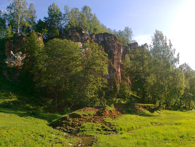 Река Зилим близ деревни Таш-асты