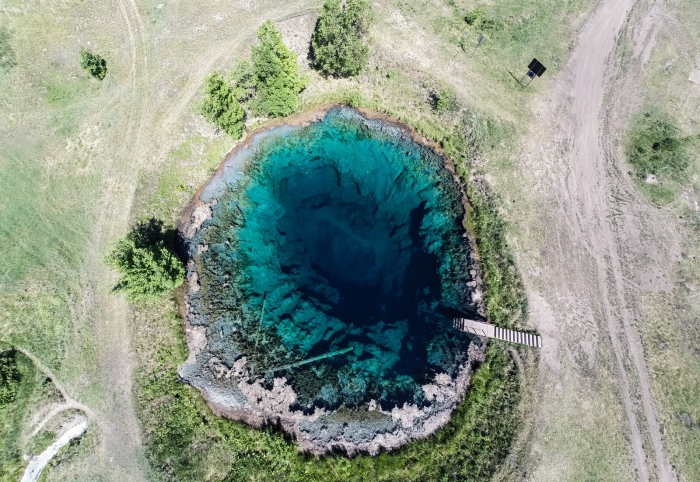 Голубое озеро под Уфой