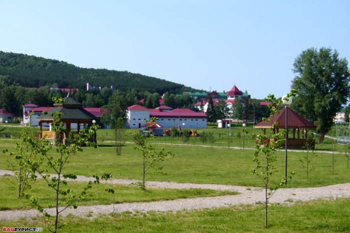 Территория санатория Красноусольск