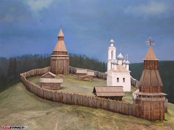 Уфимский кремль в 17-18вв. Старая Уфа