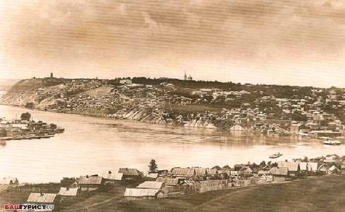 Уфа. Мост через р.Белая. Старая Уфа