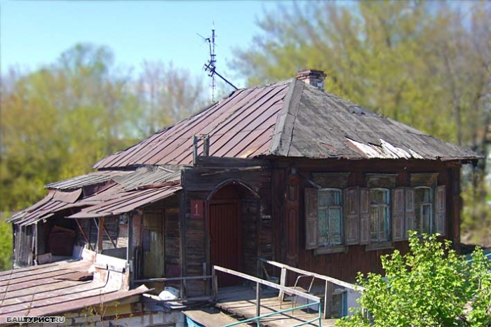 Дом Борисовых, где жил Шаляпин. Старая Уфа