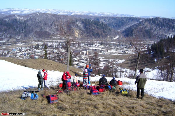 Вид Уральских гор. Аджигардак.